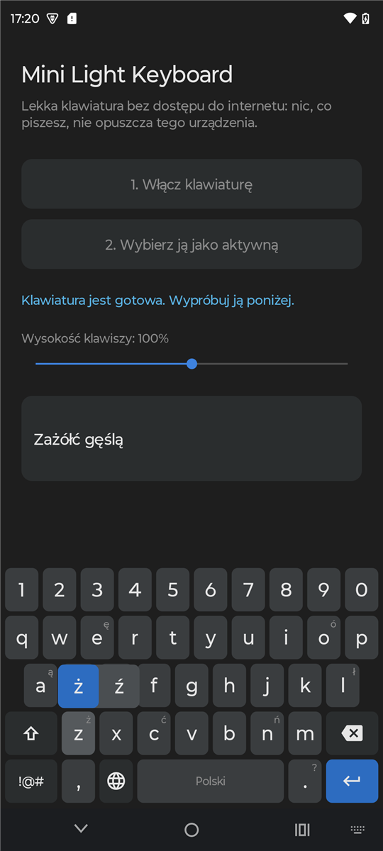 MLK - Mini Light Keyboard — zrzut ekranu 2 z 4