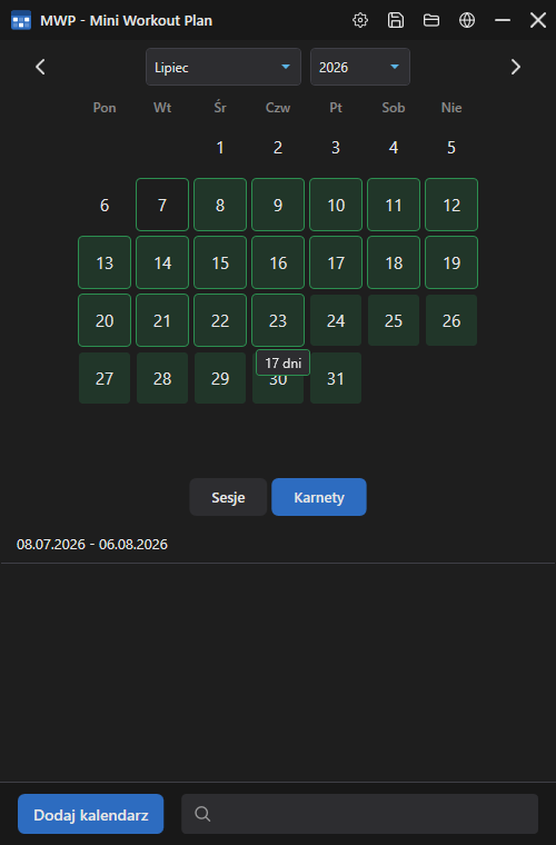 MWP - Mini Workout Plan — zrzut ekranu 3 z 10