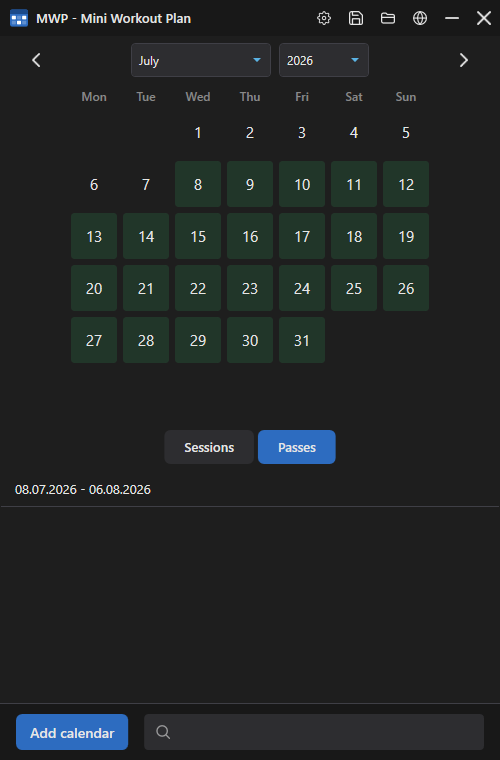 MWP - Mini Workout Plan — zrzut ekranu 7 z 10