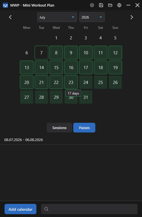 MWP - Mini Workout Plan — zrzut ekranu 8 z 10